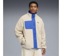 PUMA Giacca reversibile in sherpa da uomo, Abbigliamento, Bianco, XL XL