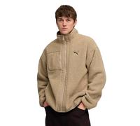 Puma Giacca Ibrida Reversibile in Sherpa Ice Coffee da Uomo M Marrone