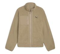 Puma Giacca Ibrida Reversibile in Sherpa Ice Coffee da Uomo S Marrone
