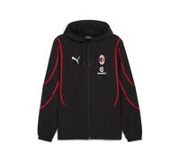 PUMA Giacca sportiva AC MILAN PREMATCH WOVEN Nero e rosso XXL, nero e rosso, XXL