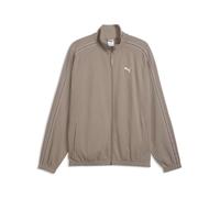 PUMA Giacca Sportiva con Zip Class dal Taglio Morbido da Uomo XS, Mouse Gray Beige