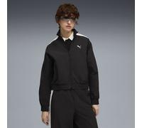 PUMA Giacca sportiva in tessuto T7 dal taglio morbido da donna, Abbigliamento, Nero, M M