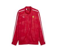 PUMA Giacca Sportiva Oversize Scuderia Ferrari T7 da Uomo M, Rosso Corsa Red