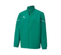 Puma Teamrise Sideline - Felpa da Ragazzo, Bambino, Maglia di Tuta, 657328, Pepper Green-Puma Black, 152