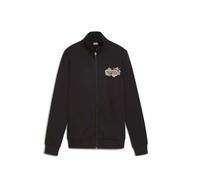 PUMA Giacca di felpa sportiva 'ESS CLASS ACT' oro / nero / bianco, Taglia M