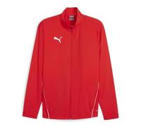 PUMA teamGOAL Sideline Jacket, Giacca Track Unisex, Rosso Bianco, L