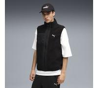 PUMA Gilet reversibile in sherpa da uomo, Abbigliamento, Nero, L L