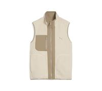 PUMA Gilet beige scuro / bianco Donna PUMA S beige scuro / bianco