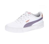 Puma Girls Carina 2.0 PS Sneaker, Puma White-Pale Plum-DEEVA Peach, 29 EU