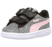 PUMA Girl's Smash V2 Glitz Glam V Inf Sneaker, Nero, 25 EU