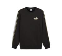 PUMA Girocollo Ess Tape Minimal Gold da Uomo L Black