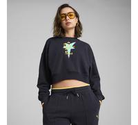 PUMA Girocollo grafico oversize Road To Unity da donna, Abbigliamento, New Navy, XL XL