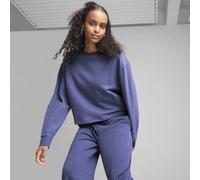 PUMA Girocollo HER vestibilità comoda da donna, Abbigliamento, Blu Crystal, XL XL