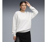 PUMA Girocollo oversize Essentials da donna, Abbigliamento, Bianco, XL XL