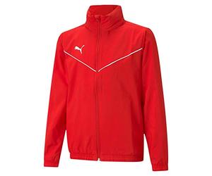 PUMA Giubbino Teamrise All Weather Jkt Jr Rosso Bambino