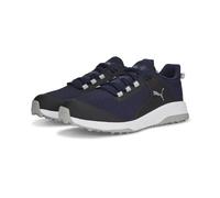 Puma Golf Fusion Grip - Scarpe da Golf da Uomo, Puma Navy/Puma Silver/Quiet Shade, 41 EU