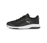 Puma Golf Fusion Grip - Scarpe da Golf da Uomo, Puma Nero-Puma Argento-Silenzioso Ombra, 47 EU