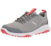 PUMA Golf Fusion PRO Extra Wide, Cava Silver/Red Blast, 44 EU