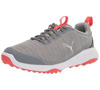 Puma Golf Fusion Pro - Scarpe da golf extra larghe da uomo, Cava/PUMA Silver/Cava, 44.5 EU