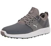 PUMA Golf Ignite - Scarpe da Golf da Uomo, Quiet Shade PUMA - Paralume Silenzioso, Colore: Argento, 47 EU