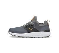 Puma Golf Men's Ignite Articulate Golf Shoe, Quiet Shade Puma Team Gold Puma Black, 44.5 EU