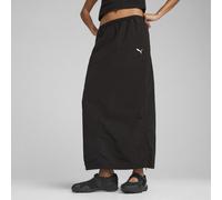PUMA Gonna lunga in tessuto WARDROBE ESS da donna, Abbigliamento, Nero, XS XS