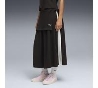 PUMA Gonna midi a pieghe T7 da donna, Abbigliamento, Nero, L L