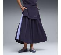 PUMA Gonna midi a pieghe T7 da donna, Abbigliamento, Viola, XS XS