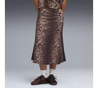 PUMA Gonna midi T7 Leo Luxe Track da donna, Abbigliamento, Nero, M M