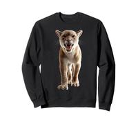Puma Grande Gatto Leone di Montagna Pumas Pantera Dolce Felpa