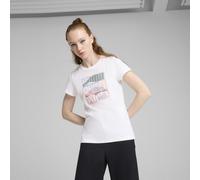 PUMA GRAPHICS Mountain Tee Women, Abbigliamento, Bianco, M M