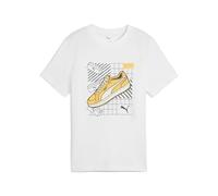 PUMA Graphics Tee IV B, Magliette Bambino, PUMA White, 128