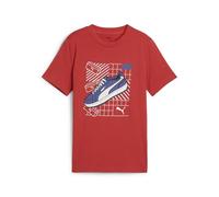 PUMA Graphics Tee IV B, Magliette Bambino, Red Fire, 152