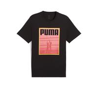 PUMA Graphics Volley Tee Men, Abbigliamento, Nero, M M