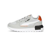 PUMA GRAVITON AC PS, Scarpe da Ginnastica, Glacial Gray White-Rickie Orange Black, 28 EU
