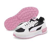 PUMA Graviton Jr Scarpe da Ginnastica, White Black-Prism Pink, 37 EU Unisex-Bambini e Ragazzi