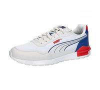 PUMA Graviton Mega, Scarpe da Ginnastica Unisex-Adulto, White Feather Gray Red Clyde Royal, 37.5 EU