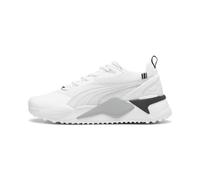 PUMA GS-X Efekt Golf Shoe, Scarpe, Bianco/Feather Grigio, 44 44