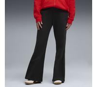 PUMA HER Comfort High-Waist Straight Pants Women, Abbigliamento, Nero, XL XL