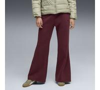 PUMA HER Comfort High-Waist Straight Pants Women, Abbigliamento, Ruby Shimmer, XL XL