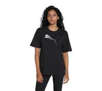 PUMA Her Graphic Relaxed Tee, Magliette Unisex - Adulto, PUMA Black,