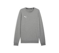 Puma Herren Teamgoal Casuals Crew Neck Sweatshirt Pullover 658592 Grigio