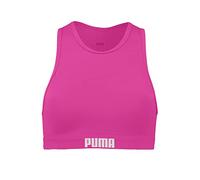 PUMA High Nck T, Top bikini Donna, Rosa (Neon Pink), XS