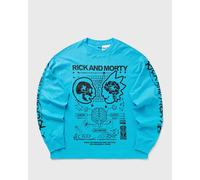 Puma Hoops x Rick and Morty LS Tee men Longsleeves blue in taglia:M