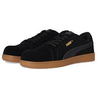 Puma Iconic Leather Low ASTM SD, Nero/Gomma, 10