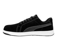 Puma Iconic Suede Low Eh Oxford Uomo, Nero/Nero/Nero, 10.5 Wide