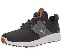 PUMA Ignite Articulate Disc, Scarpe da Golf Uomo, Peacoat Silver Quiet Lampshade, 43 EU