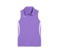 PUMA Individual Padel Polo Women, Abbigliamento, Viola Glimmer/Aquatic/Bianco, L L