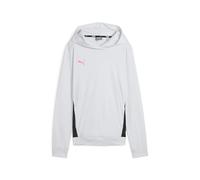 PUMA Individual Padel TRG Hoody W, Sudor Unisex-Adulto, Nero-Rosa Veleno, S