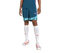 PUMA individualFINAL Shorts - Pantaloncini in Maglia Adulti Unisex, Ocean Tropic-Bright Aqua, 659019